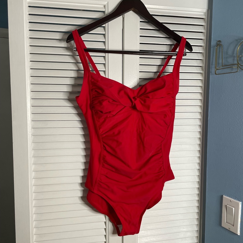 Red Retro Swimsuit